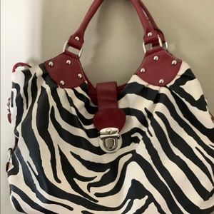 Zebra pattern bag